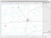 Monroe County, IA <br /> Wall Map <br /> Premium Style 2025 Map