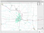 Wapello County, IA <br /> Wall Map <br /> Premium Style 2025 Map