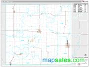Wayne County, IA <br /> Wall Map <br /> Premium Style 2025 Map