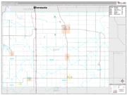 Worth County, IA <br /> Wall Map <br /> Premium Style 2025 Map