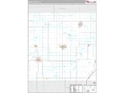 Wright County, IA <br /> Wall Map <br /> Premium Style 2025 Map