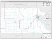 Atchison County, KS <br /> Wall Map <br /> Premium Style 2025 Map