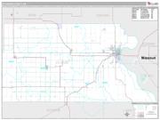 Atchison County, KS <br /> Wall Map <br /> Premium Style 2024 Map