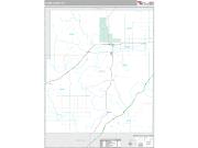 Chase County, KS <br /> Wall Map <br /> Premium Style 2025 Map