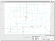 Elk County, KS <br /> Wall Map <br /> Premium Style 2025 Map