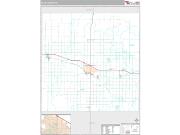 Ellis County, KS <br /> Wall Map <br /> Premium Style 2025 Map