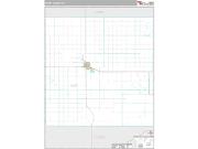 Grant County, KS <br /> Wall Map <br /> Premium Style 2025 Map