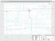 Kingman County, KS <br /> Wall Map <br /> Premium Style 2025 Map