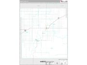 Meade County, KS <br /> Wall Map <br /> Premium Style 2025 Map