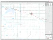 Mitchell County, KS <br /> Wall Map <br /> Premium Style 2025 Map