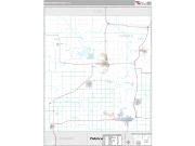 Montgomery County, KS <br /> Wall Map <br /> Premium Style 2025 Map