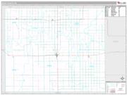 Ness County, KS <br /> Wall Map <br /> Premium Style 2025 Map