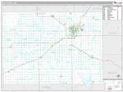 Reno County, KS <br /> Wall Map <br /> Premium Style 2025 Map