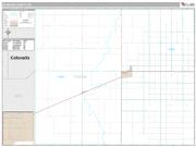 Stanton County, KS <br /> Wall Map <br /> Premium Style 2025 Map