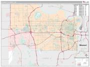 Wyandotte County, KS <br /> Wall Map <br /> Premium Style 2025 Map
