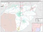 Bullitt County, KY <br /> Wall Map <br /> Premium Style 2025 Map