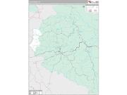 Clay County, KY <br /> Wall Map <br /> Premium Style 2025 Map