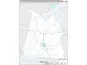 Clinton County, KY <br /> Wall Map <br /> Premium Style 2025 Map