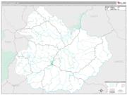 Elliott County, KY <br /> Wall Map <br /> Premium Style 2025 Map