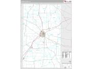 Graves County, KY <br /> Wall Map <br /> Premium Style 2025 Map