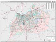 Jefferson County, KY <br /> Wall Map <br /> Premium Style 2025 Map