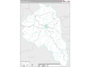 Magoffin County, KY <br /> Wall Map <br /> Premium Style 2025 Map