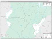 Menifee County, KY <br /> Wall Map <br /> Premium Style 2025 Map