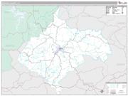 Morgan County, KY <br /> Wall Map <br /> Premium Style 2025 Map
