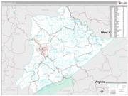 Pike County, KY <br /> Wall Map <br /> Premium Style 2025 Map