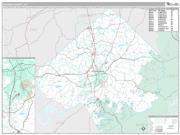 Pulaski County, KY <br /> Wall Map <br /> Premium Style 2025 Map