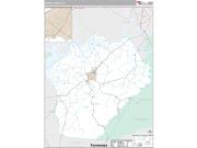 Wayne County, KY <br /> Wall Map <br /> Premium Style 2025 Map