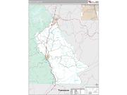 Whitley County, KY <br /> Wall Map <br /> Premium Style 2025 Map