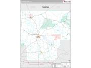 Claiborne County, LA <br /> Wall Map <br /> Premium Style 2025 Map