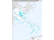 Plaquemines County, LA <br /> Wall Map <br /> Premium Style 2025 Map