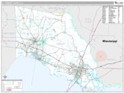 St. Tammany County, LA <br /> Wall Map <br /> Premium Style 2025 Map