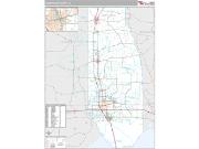Tangipahoa County, LA <br /> Wall Map <br /> Premium Style 2025 Map
