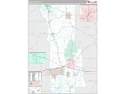 Webster County, LA <br /> Wall Map <br /> Premium Style 2025 Map
