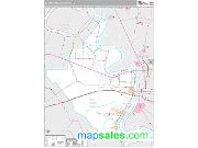 W. Baton Rouge County, LA <br /> Wall Map <br /> Premium Style 2025 Map
