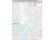 Oxford County, ME <br /> Wall Map <br /> Premium Style 2025 Map