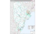 York County, ME <br /> Wall Map <br /> Premium Style 2025 Map