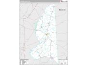 Caroline County, MD <br /> Wall Map <br /> Premium Style 2025 Map