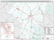 Carroll County, MD <br /> Wall Map <br /> Premium Style 2025 Map