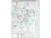 Prince George's County, MD <br /> Wall Map <br /> Premium Style 2025 Map