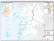 Somerset County, MD <br /> Wall Map <br /> Premium Style 2025 Map