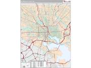 Baltimore City County, MD <br /> Wall Map <br /> Premium Style 2025 Map