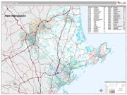 Essex County, MA <br /> Wall Map <br /> Premium Style 2025 Map