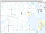 Alpena County, MI <br /> Wall Map <br /> Premium Style 2025 Map