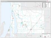 Antrim County, MI <br /> Wall Map <br /> Premium Style 2025 Map