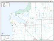 Benzie County, MI <br /> Wall Map <br /> Premium Style 2025 Map