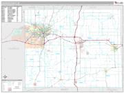 Calhoun County, MI <br /> Wall Map <br /> Premium Style 2025 Map